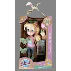 NEW Jada B-Kind Rose Avery Doll Nurtures Nature Eco Friendly 6”  Toy Accessories